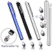 Bargains Depot [0.3-inch Hybrid Tip Series] 3Pcs Micro-Fiber Tip Stylus 5.5