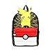 FAB Starpoint Pokemon 3D Pikachu with Puff'd Pokeball Pocket Backpack School Bag