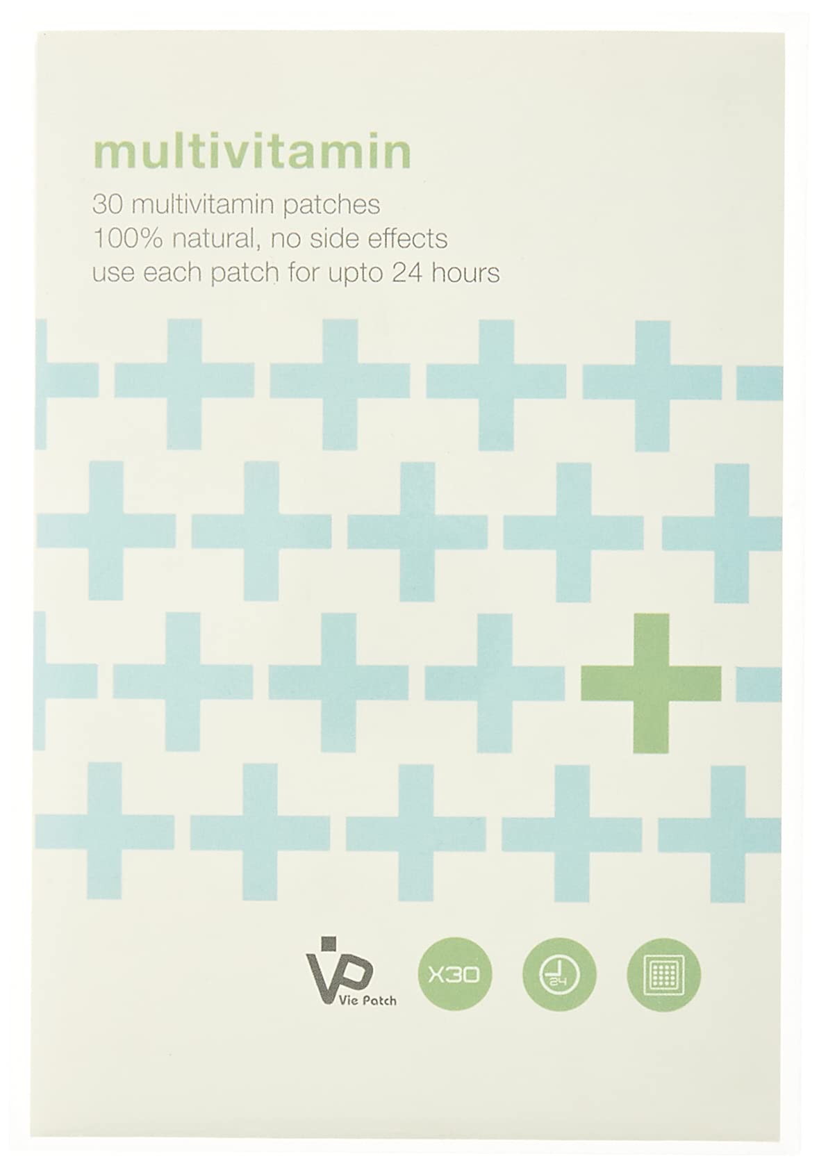 Vie Patch MULTIVITAMIN Patches Pack of 30, 100% Natural, No Side Effects, use Each Patch Upto 24 Hours