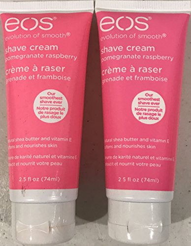 Eos shave cream travel size 2.5 oz. - pack of 2