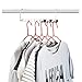 Closet Space Saving Hangers for Clothes Pants- 10.5 Inch Metal Wonder Hangers Stainless Steel Magic Cascading Hanger Updated Hook Design Closet Organizer Hanger