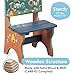 Teamson Kids - Safari Kids Wooden Time Out Chair - Bear
