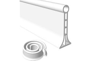 SAIKOOWA 3.15" High- Shower Threshold Water Dam,39 Inch New Shower Dam - Collapsible Shower Water Dam,Shower Splash Guard Water Dam Barrier for Wet and Dry Separation