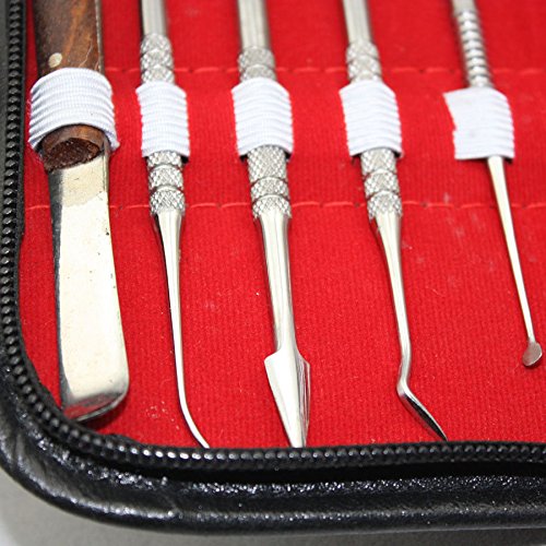 New Wax Carving Stainless Steel Dental Lab Instrument Wax Carving Tool Kit by Superdental - Thumbnail 4
