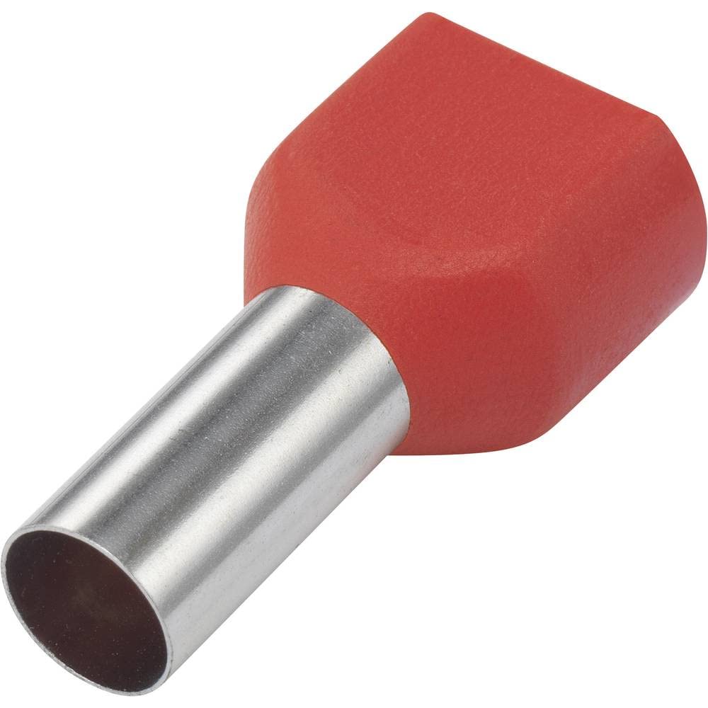 TRU Components Duo-ADERENDH LSEN Rot 2X10,0X14 100 St