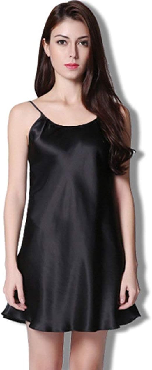 Women's Sleep Dress Elegant Summer Nightgown Sleeveless Off Women Round