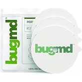 BugMD Flea Trap Refill Discs - Sticky Pads for Pest Control | For Bugs and Mosquitoes without Harsh Chemicals, Family and Pet Friendly