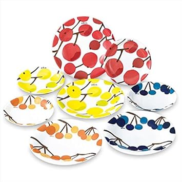 Amazon Co Jp プルーン 木の実たち プレート8枚セット 2621 0 ホーム キッチン