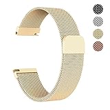 For Samsung Gear S3 Frontier / S3 Classic / Moto 360 2nd Gen 46mm / Huawei /LG Withings Men’s Women’s Smart Watch Band 18mm 20mm 22mm Milanese Replacement Universal WatchBand