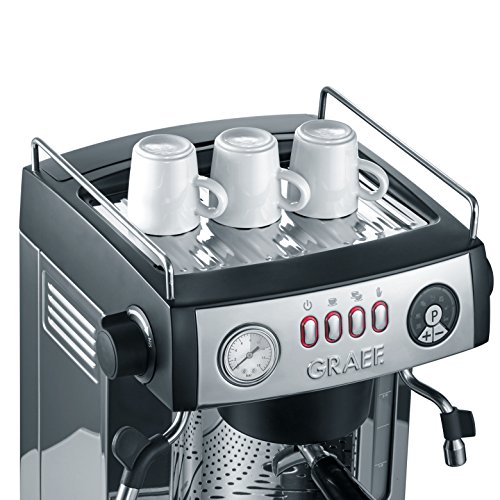 Graef ES902EU Espressomaschine, Aluminium, schwarz-matt/Edelstahl – Bild 4