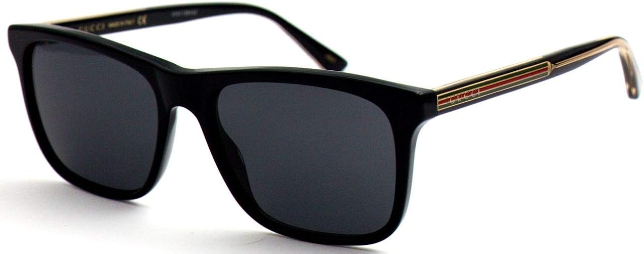 gucci black rectangular sunglasses