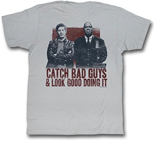 Brooklyn Nine-Nine Comedy TV Show Fox Series Catch Bad Guys Adult T-Shirt Tee
