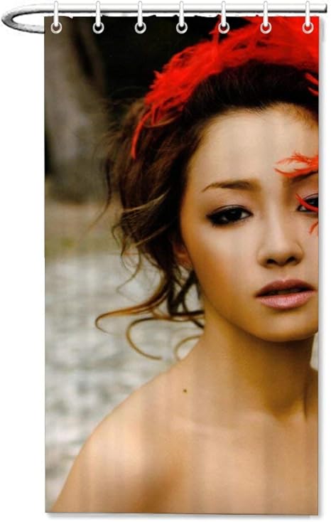 Amazon 佐々木エリカシャワーカーテン ワンピース シャワーカーテン 90x180cm 防水防カビ加工 遮光 シャワーカーテン お風呂の窓用 カーテンリング付属 シャワーカーテン ホーム キッチン オンライン通販