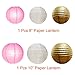 Paxcoo Pink and Gold Party Supplies for Birthday Decorations (Pink and Gold Party Supplies with Birthday Banner)