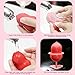 Makeup Blender Sponge Beauty Blending egg 5 Pcs + Sponges Holder - Flawless Foundation Premium Eye Face Tool Puff Cosmetics for Powder Concealer Cream Complexion Liquid Applicator Latex Free