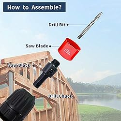 Hole Saw Drill Bit HSS LAIWEI Hole Cutter with