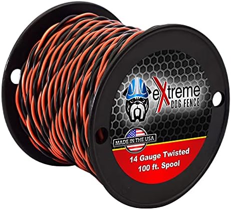 14 Gauge Solid Core Heavy Duty Professional Grade Twisted Dog Fence Wire