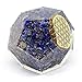 Orgone Crystal – Flower of Life Orgone Energy Generator Self-Motivation – Lapis Lazuli orgonite Dodecahedron Crystal for – Emf Protection Inner Healing Meditation Tool