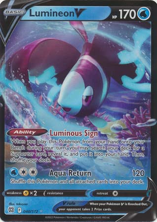Single Card LUMINEON V 040/172 Brilliant Stars