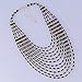 Zhenhui High Quality Vintage Bohemia Multilayer Beads Choker Chain Necklace Women Girls Fashion Jewelry Accessories (Black)