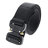 Utility Belt Cobra Riggers Belt – Gun Belts for Concealed Carry – Quick Release Gun Belt – Black Tactical Belt Duty Belt Gun Belt for Men Inner Battle Belt Police Belt CCW Belt for Men EDC Belt