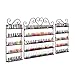 DAZONE 3 in 1 Nail Polish Wall Rack Organizer Holds 200 Bottles Nail Polish Shelf 3 pcs Included Black