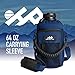 Highland Peak 64 oz Sleeve/Carrier with Paracord Survival Handle The Ultimate Protective Bottle Holder - Fits Hydro Flask and Similar Bottles (Blue) primary