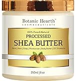 Botanic Hearth Shea Butter, Pure & Natural, Processed Premium Grade A, 8 Oz