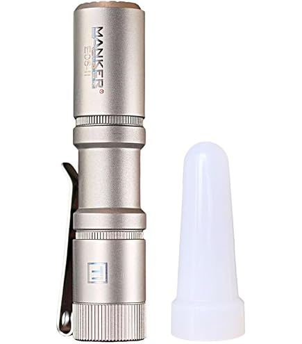 Manker E05 II Red Copper EDC Flashlight - 800 Lumens, High CRI 4000K, IPX8 Waterproof, 14500/AA Battery - View #10