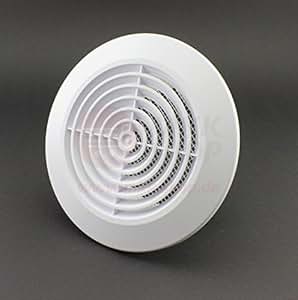 Fussy Choice T65 - Rejilla de ventilación redonda para techo/pared, 125