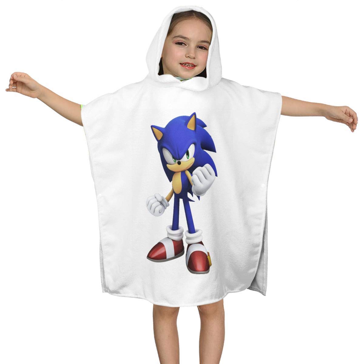 sonic hooded towel