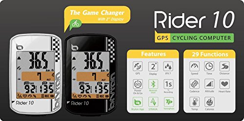 Bryton Rider 10 GPS Cycling Computer (2.0", Rider 10E (White)) - Thumbnail 2