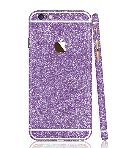 Furivy Bling Sticker for Apple iPhone 6s (4.7") Luxury Sparkle Full Body Decal Glitter Protector Films for iPhone 6s Purple
