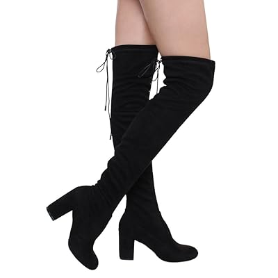 over the knee boots chunky