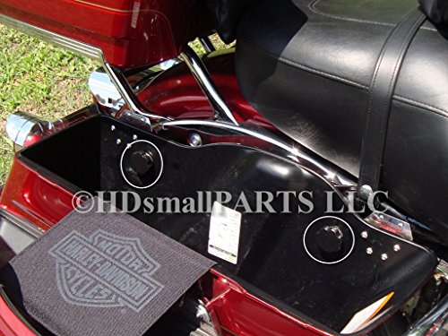image for HDsmallPARTS/LocEzy® Black 1996-2013 Saddlebag Mounting Hardware/Knob