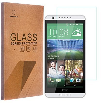 Mr Shield For HTC Desire 820/820s/820us [Tempered Glass] Screen Protector [0.3mm Ultra Thin 9H Hardness 2.5D Round Edge] with Lifetime Replacement Warranty