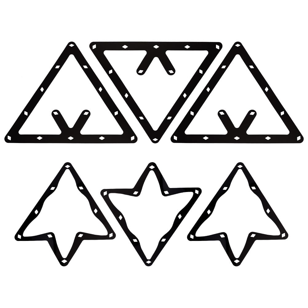 INFUNLY 8Pcs/Set Magic Ball Rack Pool Ball Rack Magic Rack Sheet Billiards Ball Rack Pool Table Ball Holder Triangle Cue Accessories for Magic Ball Rack 8, 9, and 10 Ball Combo Pack and Snooker