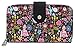 Loungefly x Beauty and the Beast Belle Character Floral Print Wallet (Black Multi, One Size)