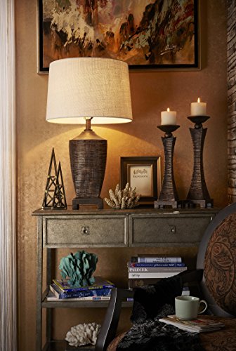 OK Lighting OK-4287C 15.75"And 17.5"H Kayan Candleholder Set