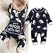 Toddler Infant Baby Girl Boy Long Sleeve Deer Romper Jumpsuit Pajamas XMAS Outfit