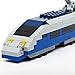 Nanoblock Bullet Train Building Blocks Kit (330 Piece), Blue