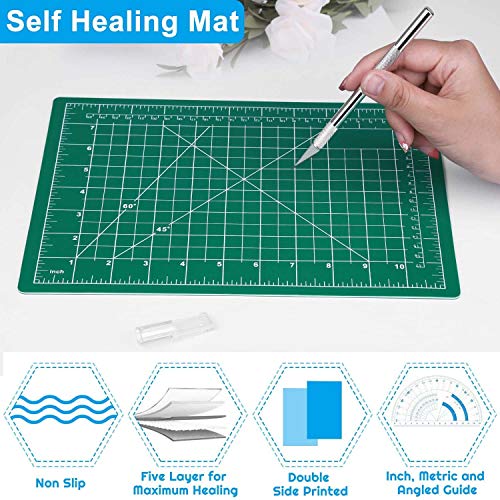 image for Cridoz Craft Knife Precision Cutter Carving Hobby Knife Kit Includes S