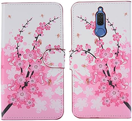 MEIRISHUN Huawei Mate10 Lite Case, Painted Wallet Stand Flip Case Cover with Card Slot for Huawei Mate10 Lite - 002