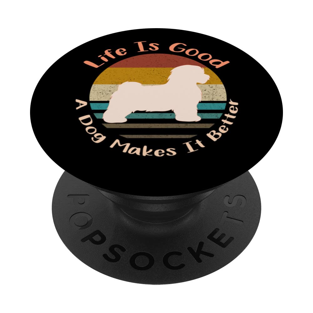 Havanese Dog Breed PopSockets Swappable PopGrip