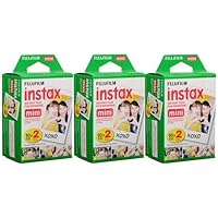 Fujifilm Instax Mini Instant Film (3 Twin Packs, 60 Total Pictures) - International Version