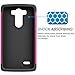 Tekcoo LG G3 Vigor Case, LG G3 Mini Case, (TM) [Tmajor Series] [Hot Pink] Shock Absorbing Hybrid Rubber Plastic Impact Defender Slim Hard Case Cover Shell for LG G3 Vigor,G3 Mini LS885 D725