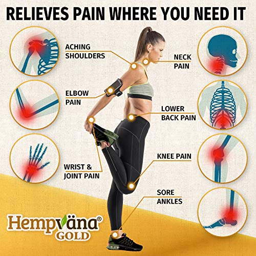 As Seen On TV Hempvana Gold Pain Relief Cream for Arthritis with
