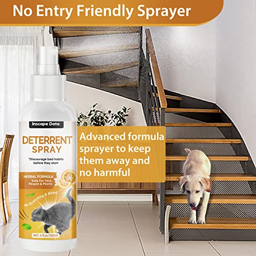 Inscape Data Cat Deterrent Spray, Effective Cat Repellent Furniture