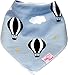 Baby Bandana Bibs For Drooling Teething Feeding | 5 Pack | Infant and Toddler Boys & Girls Unisex | Organic Cotton with 2 Snaps | By Little Heart (Sweet Memories)