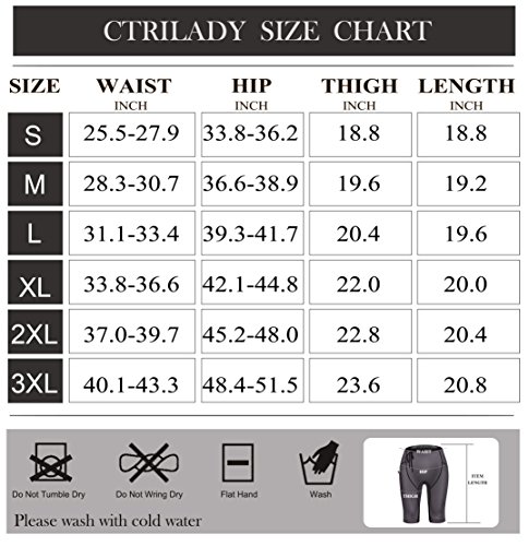 image for CtriLady 2mm Premium Neoprene Wetsuit Shorts Sweat Fitness Pants with 